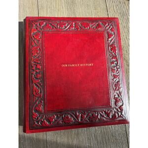Made In Italy 2012 Leather Photo/Binder From Exposures Our Family History